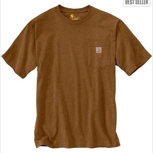 Carhartt Loose Fit Heavyweight Short Sleeve Pocket T Relaxed Fit Men’s 2XL Logo